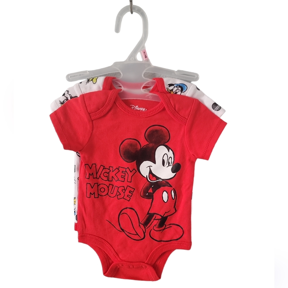 2 Disney 0/3 Month onesie